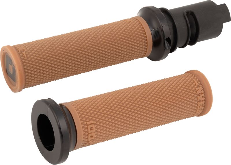 ODI Ruffian Lock-On Street Grips - CVO - Gum Rubber/Black V30HTCGR-B