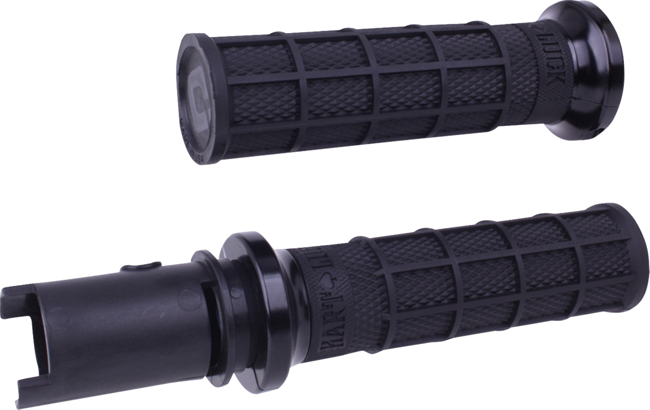 ODI Hart-Luck Signature V-Twin Lock-On™ Grips - CVO - Black/Black V31HTC-BB-B