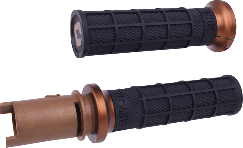 ODI Hart-Luck Signature V-Twin Lock-On™ Grips - CVO - Black/Bronze V31HTC-BZ-Z