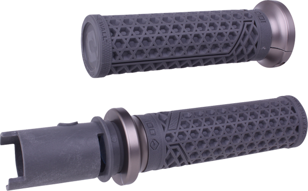 Odi Vans Harley Davidson Grips - CVO Cable - Graphite/Gunmetal V31VHTCH-H