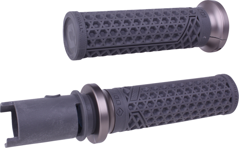 ODI Vans Harley Davidson Grips - CVO Cable - Graphite/Gunmetal V31VHTCH-H