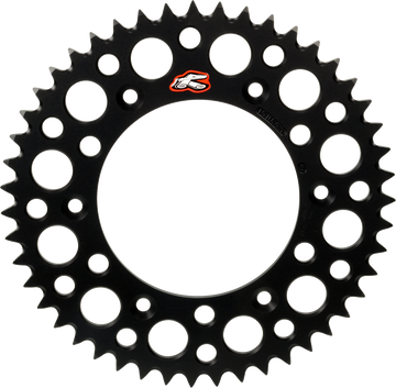 RENTHAL Rear Sprocket - Aluminum - 48 Tooth - Black - Gas Gas/Husqvarna/KTM 441U-428-48GPBK