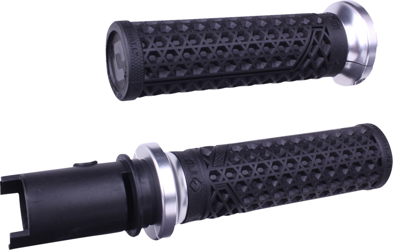 ODI Vans Harley Davidson Grips - CVO Cable - Black/Silver V31VHTCB-S
