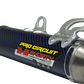 PRO CIRCUIT Ti-2 Silencer - R304 - Titanium Blue/Carbon Fiber - YZ 250 1132425K