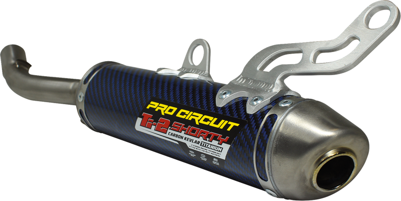 PRO CIRCUIT Ti-2 Silencer - R304 - Titanium Blue/Carbon Fiber - YZ 250 1132425K