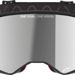 ALPINESTARS GOGGLES Supertech Goggle - Corp - Black/Red - Silver Mirror Lens 5100325-1434