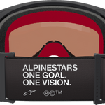 ALPINESTARS GOGGLES Supertech Goggle - Corp - Black/Red - Silver Mirror Lens 5100325-1434