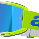 ALPINESTARS GOGGLES Vision 5 Goggle - Blaze - Yellow/Blue - Blue Mirror Lens 5102125-5007