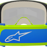 ALPINESTARS GOGGLES Vision 5 Goggle - Blaze - Yellow/Blue - Blue Mirror Lens 5102125-5007