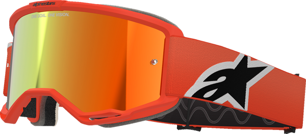 Alpinestars GOGGLES Vision 5 Goggle - Corp - Orange - Red Mirror Lens 5101825-480