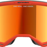ALPINESTARS GOGGLES Vision 5 Goggle - Corp - Orange - Red Mirror Lens 5101825-480