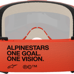 ALPINESTARS GOGGLES Vision 5 Goggle - Corp - Orange - Red Mirror Lens 5101825-480