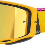 ALPINESTARS GOGGLES Vision 8 Goggle - Corp - Orange/Yellow/Pink - Gold Mirror Lens 5101625-4005