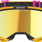 ALPINESTARS GOGGLES Vision 8 Goggle - Corp - Orange/Yellow/Pink - Gold Mirror Lens 5101625-4005