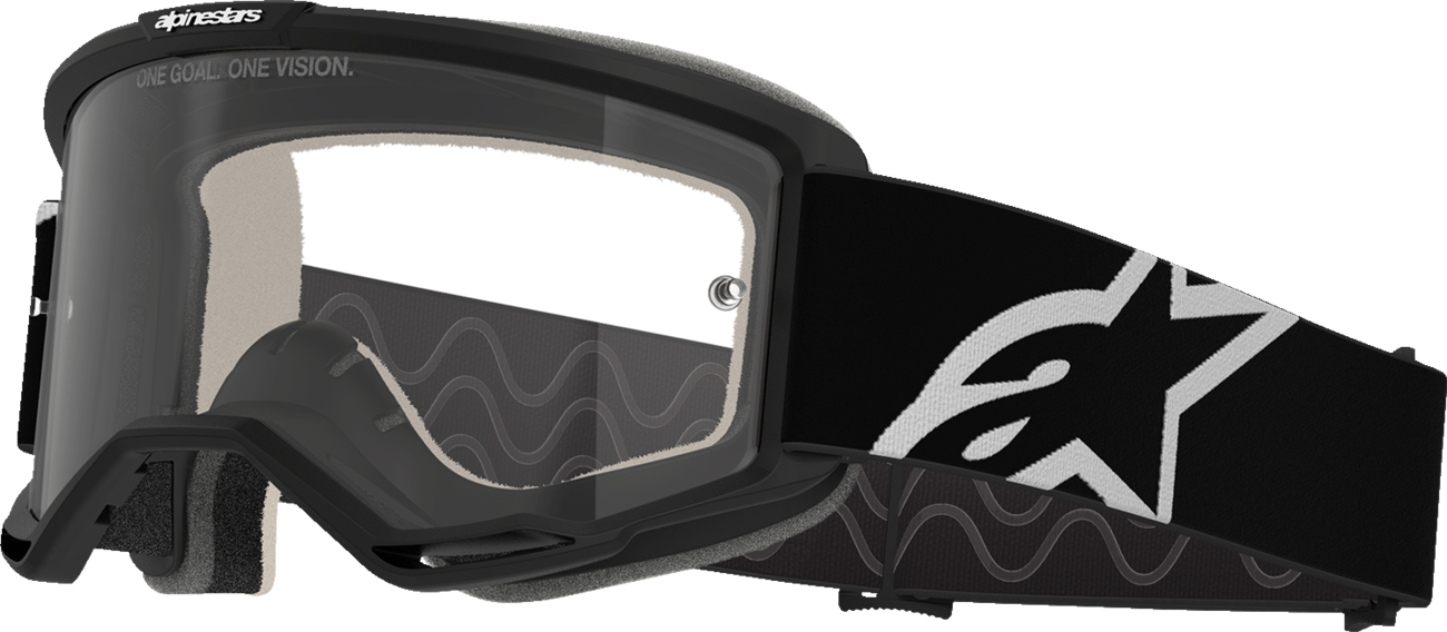 ALPINESTARS GOGGLES Vision 5 Goggle - Corp - Black - Clear Lens 5101725-1425