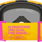 ALPINESTARS GOGGLES Vision 8 Goggle - Corp - Orange/Yellow/Pink - Gold Mirror Lens 5101625-4005