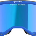ALPINESTARS GOGGLES Vision 5 Goggle - Corp - Blue/Yellow - Blue Mirror Lens 5101825-7288