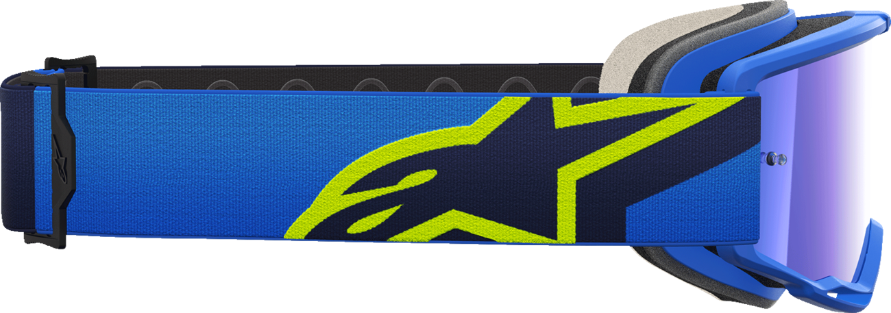 ALPINESTARS GOGGLES Vision 5 Goggle - Corp - Blue/Yellow - Blue Mirror Lens 5101825-7288