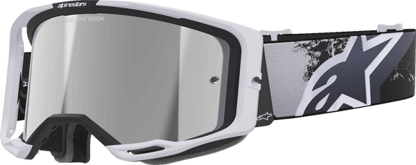 Alpinestars GOGGLES Vision 8 Goggle - Lahnd - Iron/Camo - Silver Mirror Lens 5100526-9283