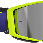ALPINESTARS GOGGLES Supertech Goggle - Corp - Purple/Yellow - Silver Mirror Lens 5100326-3156