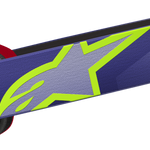 ALPINESTARS GOGGLES Supertech Goggle - Corp - Purple/Yellow - Silver Mirror Lens 5100326-3156