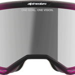 ALPINESTARS GOGGLES Vision 5 Goggle - Lahnd - Iron/Pink - Silver Mirror Lens 5100626-9284