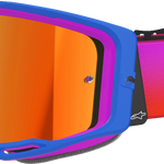 ALPINESTARS GOGGLES Vision 8 Goggle - Corp - Blue/Purple/Orange - Red Mirror Lens 5101625-7286
