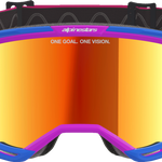 ALPINESTARS GOGGLES Vision 8 Goggle - Corp - Blue/Purple/Orange - Red Mirror Lens 5101625-7286