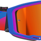 ALPINESTARS GOGGLES Vision 8 Goggle - Corp - Blue/Purple/Orange - Red Mirror Lens 5101625-7286
