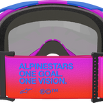 ALPINESTARS GOGGLES Vision 8 Goggle - Corp - Blue/Purple/Orange - Red Mirror Lens 5101625-7286