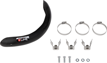 MOOSE OFFROAD Heat Shield - Carbon Fiber - Sherco SHS30025