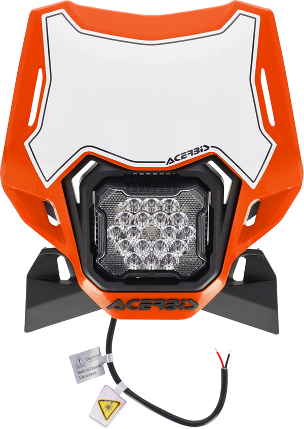 Acerbis Headlight- VSL Lumen-X - Orange/Black 2987941008
