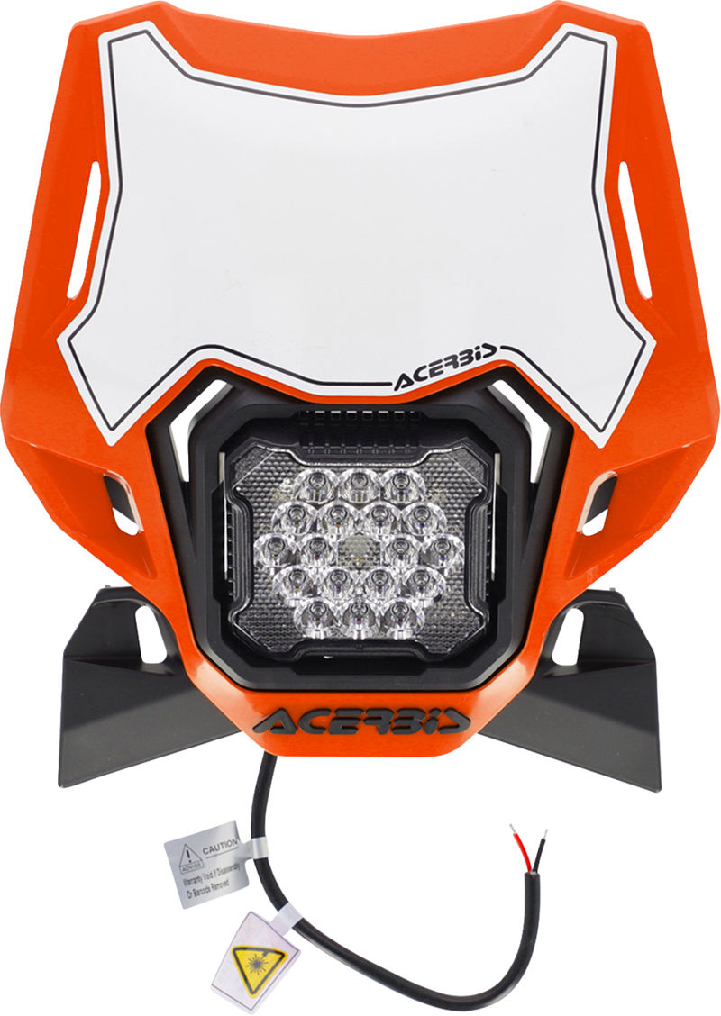 ACERBIS Headlight- VSL Lumen-X - Orange/Black 2987941008