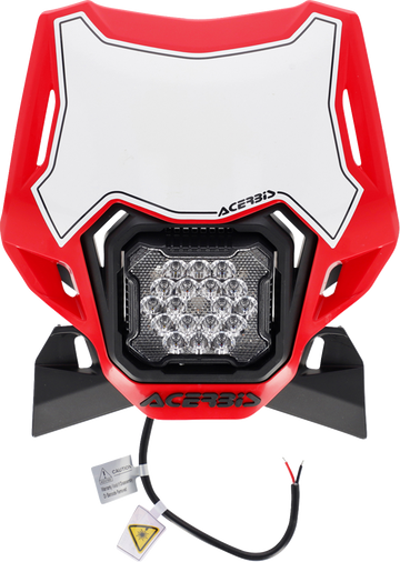 ACERBIS Headlight- VSL Lumen-X - Red/Black 2987941018