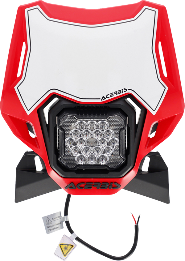 Acerbis Headlight- VSL Lumen-X - Red/Black 2987941018
