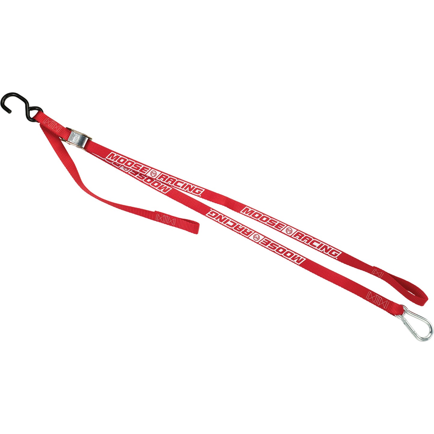 MOOSE RACING Carabiner Tie-Down - Red 3920-0355