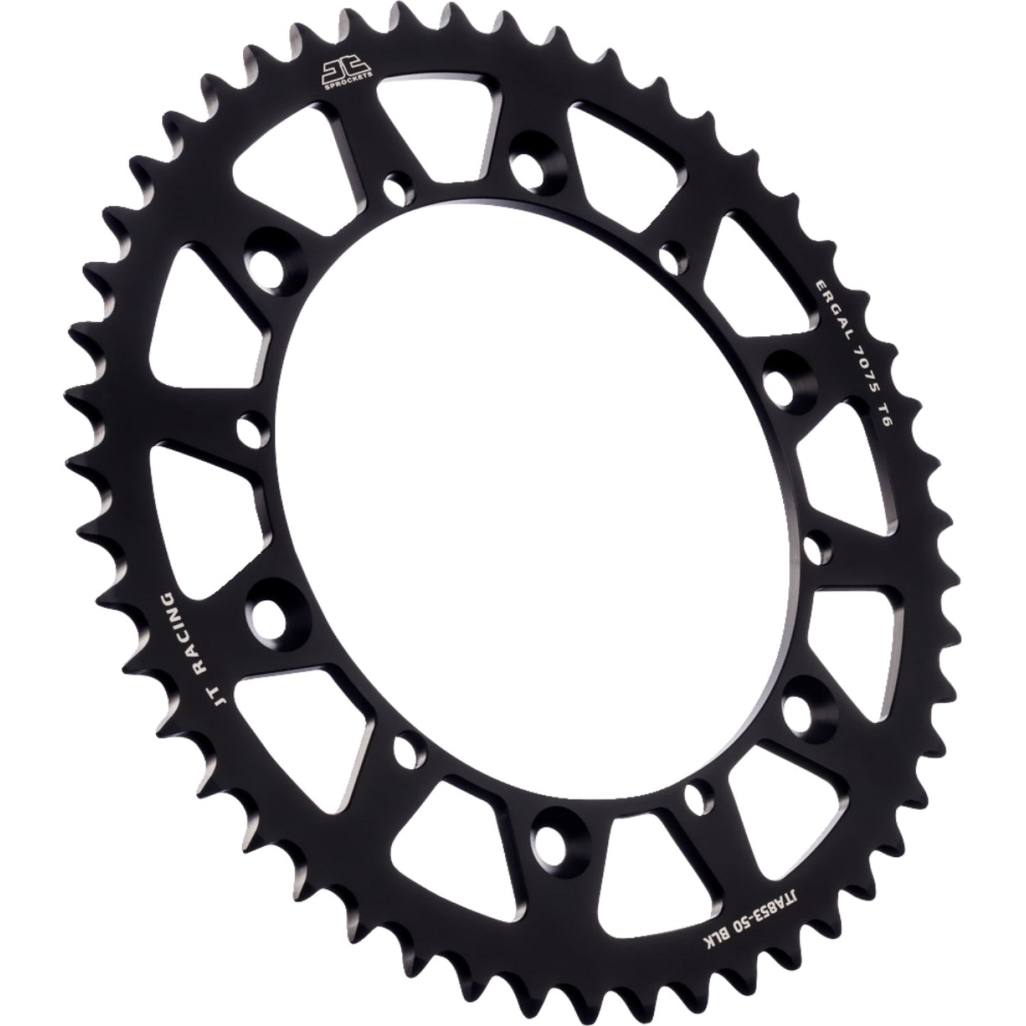 JT SPROCKETS Rear Sprocket - Black - 50 Tooth - Yamaha JTA853.50BLK by JT Rear Sprockets   Aluminum/Alloy