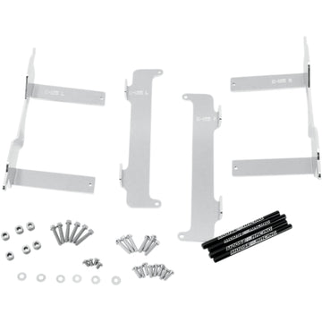 Moose Racing Radiator Braces - Silver - Yamaha 11-155