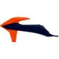 POLISPORT Radiator Cover - Orange/Blue - KTM 8422100045 by Polisport
