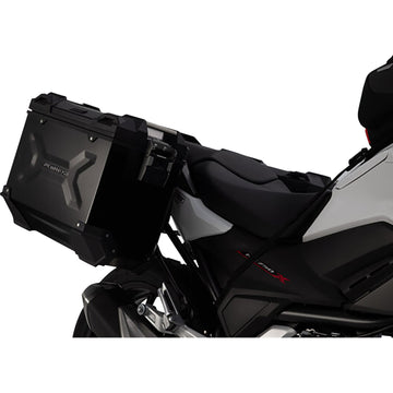 SW-Motech TRAX ADV Aluminum Case System - Black - Honda NC750 '16-'20 KFT.01.699.70101/B | Luggage Group