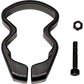 MOOSE OFFROAD Clamp - Mirror/Side View - Black CFPRO-1