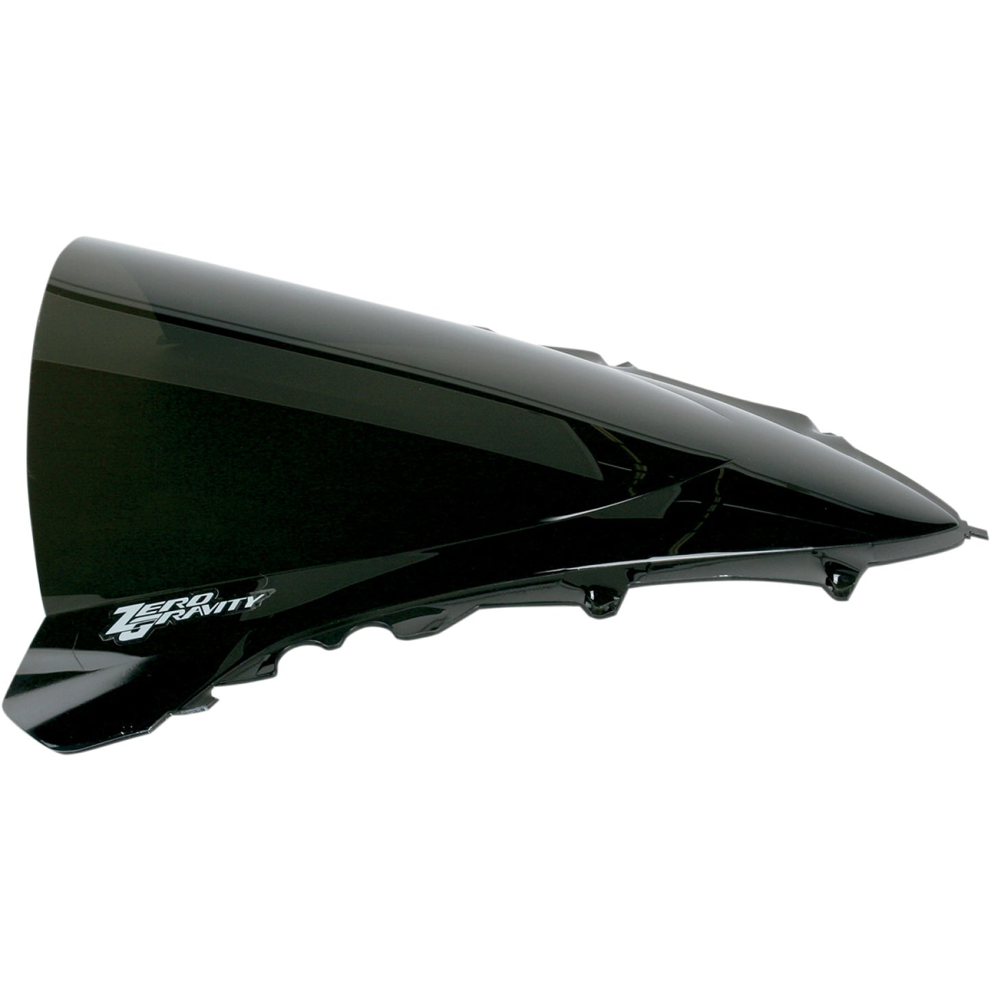 ZERO GRAVITY Double Bubble Windscreen - Dark Smoke - YZF-R1 16-540-19 by ZERO GRAVITY