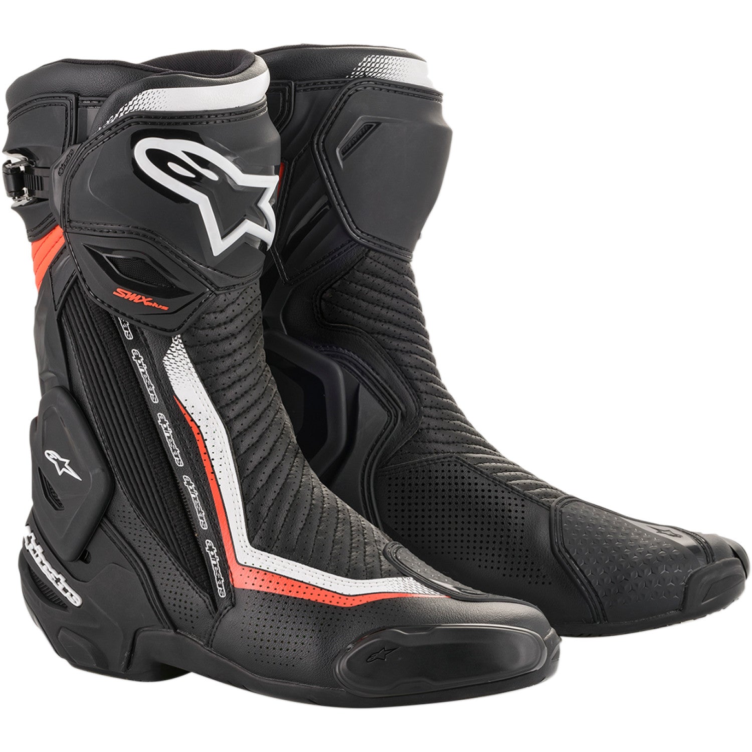 ALPINESTARS SMX+ Vented Boots - Black/White/Red - US 5 / EU 38 2221119-1231-38