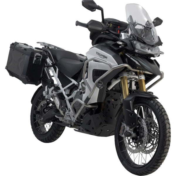 SW-Motech TRAX ADV Aluminum Case System - Black - Triumph Tiger Explorer1200 '22-'24 KFT.11.905.70102/B