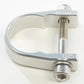 1.125" Strap Clamp Silver