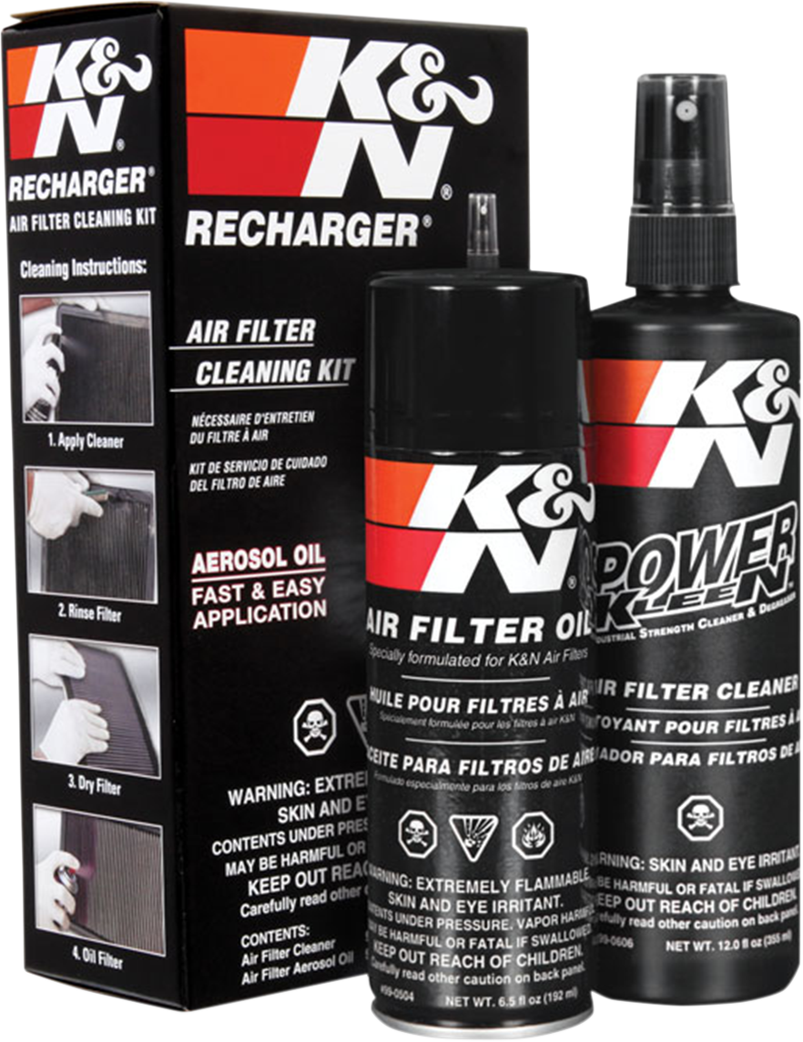K & N Air Filter Care Kit - Aerosol 99-5000