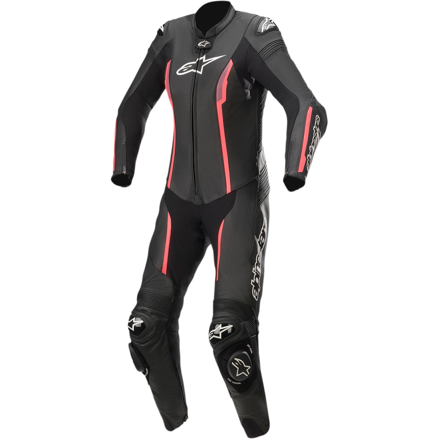 ALPINESTARS Stella Missile 1-Piece Suit - Black/Pink - US 14 / EU 50 3180122-1838-50