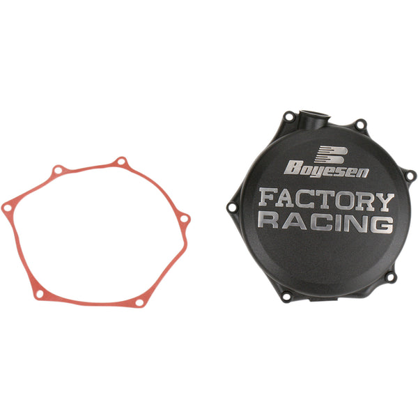 Boyesen Clutch Cover - Black - Suzuki CC-27AB