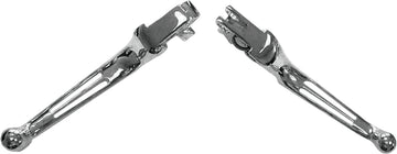 2 Slot Lever Set Chrome Big Twin 07 Up
