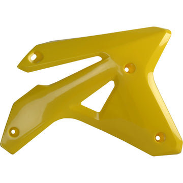 POLISPORT Radiator Cover - '01 RM Yellow - RMZ 450 8428500001 by Polisport